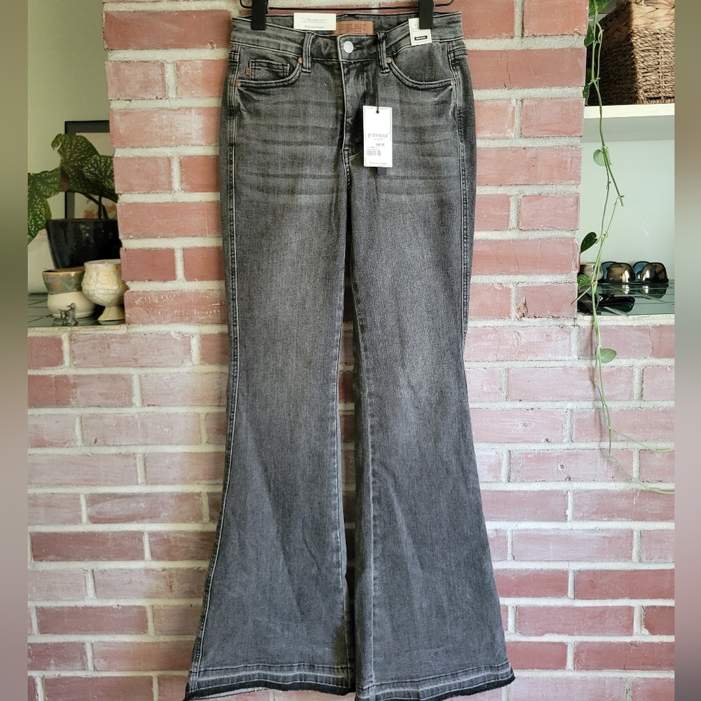 Judy Blue Charcoal Flare Jeans